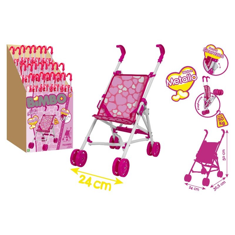 Passeggino 36,5x50x24cm, 50kg, 12pz Floor Display di Globo