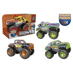 Auto Offroad Metallo Frizione 2ass. 2 Col. di Globo