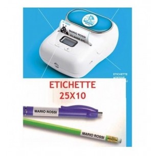 Rotolo Etichette Colibri 25x10mm di Colibri' System Spa