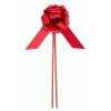 Satin Pull-Bows 38mm Cf 12 Fiocco Strip in Tessuto Rosso di Star