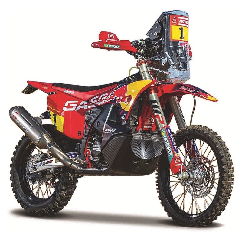 1/18 Wrb Ktm Cycle Gasgas Rx450f (Dakar 2023) di Bburago