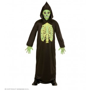 Cost.Toxic Reaper (Tunica con Cappuccio) (128 Cm / 5-7 Years) di Widmann