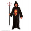 Cost.Skeleton Devil (Tunica con Cappuccio) (128 Cm / 5-7 Years) di Widmann