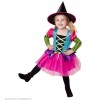 Cost.Strega (Vestito. Cappello) (116 Cm / 4-5 Years) di Widmann