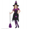 Cost.Strega (Vestito con Sottogonna Crinolina. Cappello) (104 Cm / 2-3 Years) di Widmann