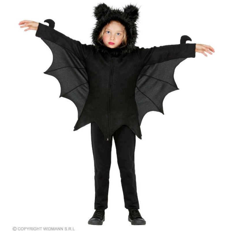 Cost.Pipistrello (Felpa con Cappuccio) (116 Cm / 4-5 Years) di Widmann