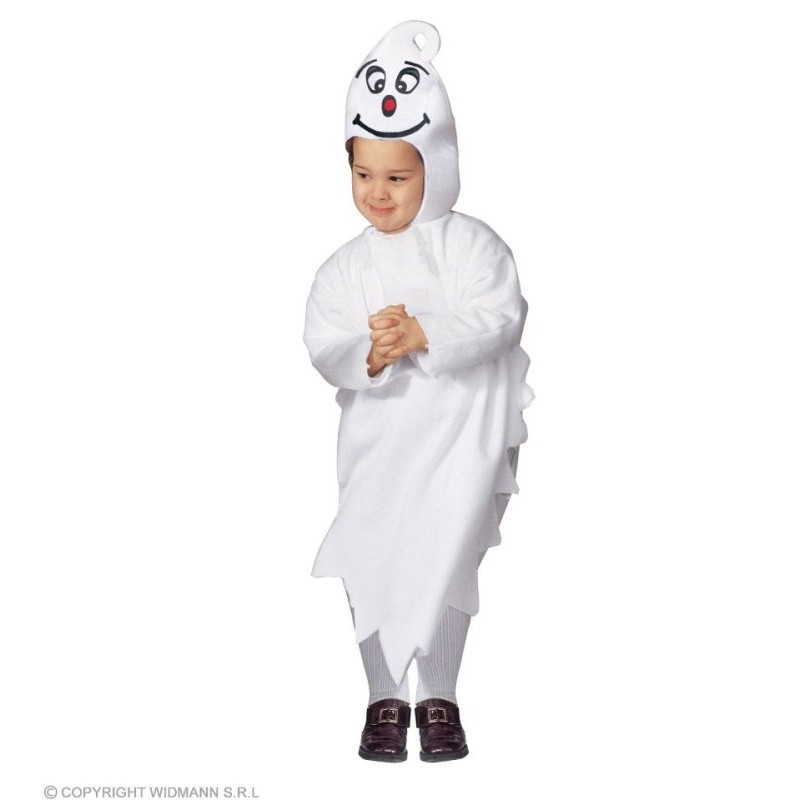 Cost.Fantasma (Costume. Copricapo con Maschera) (104 Cm / 2-3 Years) di Widmann