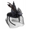 Mini Cappello Strega con Piume e Velo di Widmann