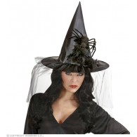 Cappelli da Strega con Tulle. Piume e Ragno di Widmann
