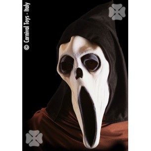 Maschera Fantasma in Lattice con Cappuccio C/Cav. di Carnival-Toys