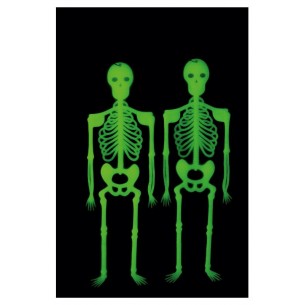 2 Scheletrini D'App. G.I.D. H.Cm.33 Ca. in Busta C/Cav. di Carnival-Toys