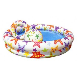 Set Piscina/Palla/Salvagente Stars di Intex