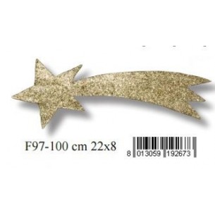 Accessorio Stella Cometa Oro Cm 22x8 di Euromarchi