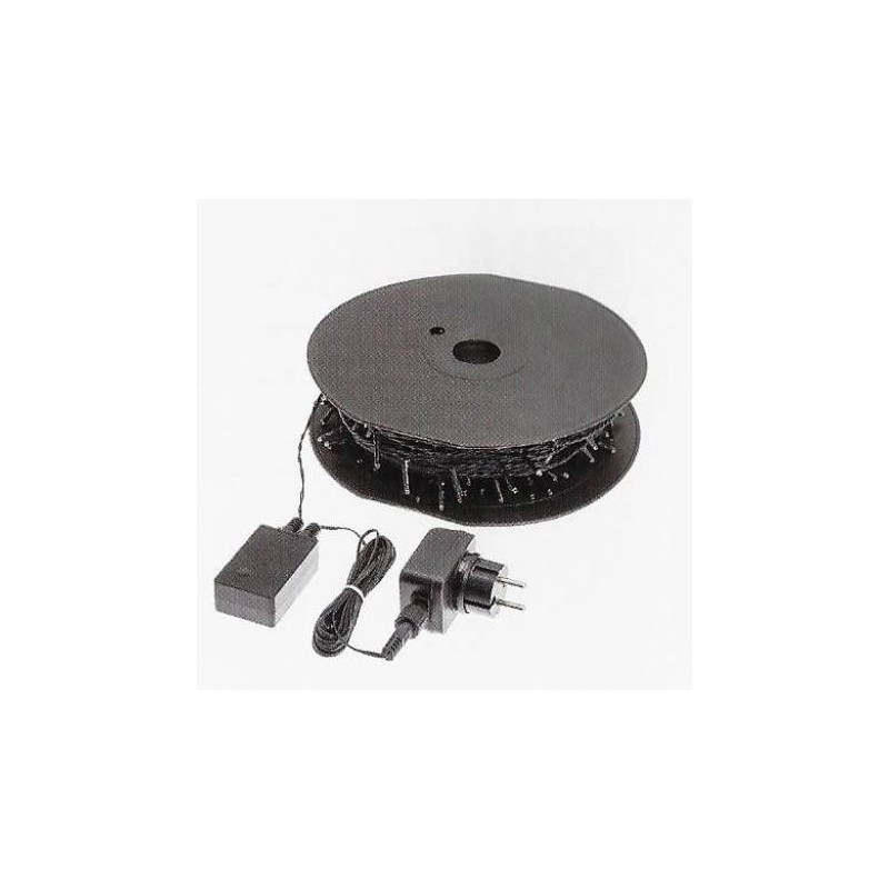 Catena Tlg 750 Miniled Bianco Caldo 3mm Controller 8g Timer Trasformatore Esterno Cavo Verde 4+53m di Lotti