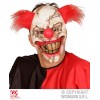 Maschera Mezzo Viso Killer Clown con Capelli di Widmann