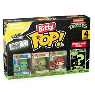 Tmnt Leonardo 4pk (Pop! Bitty 4pk - Teenage Mutant Ninja Turtles) di Funko Lcc