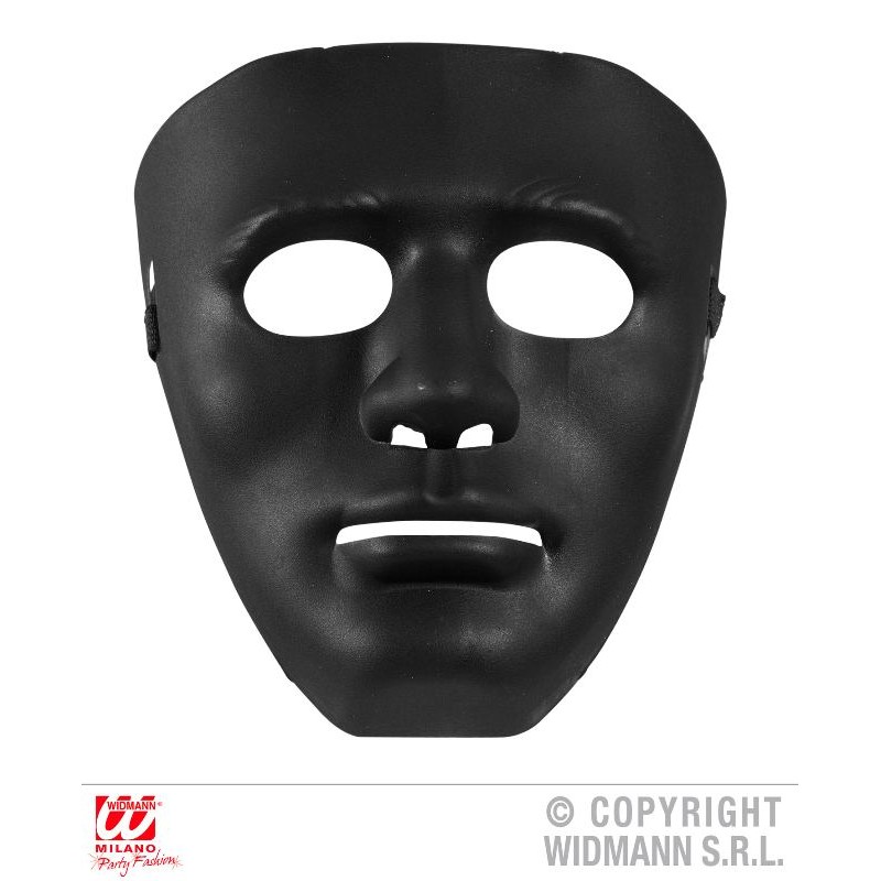 Maschera Anonimo Nera di Widmann