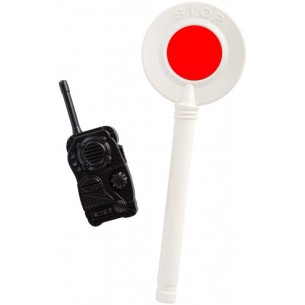 Set Vigile (Paletta e Radiolina)In Busta C/Cav. di Carnival-Toys