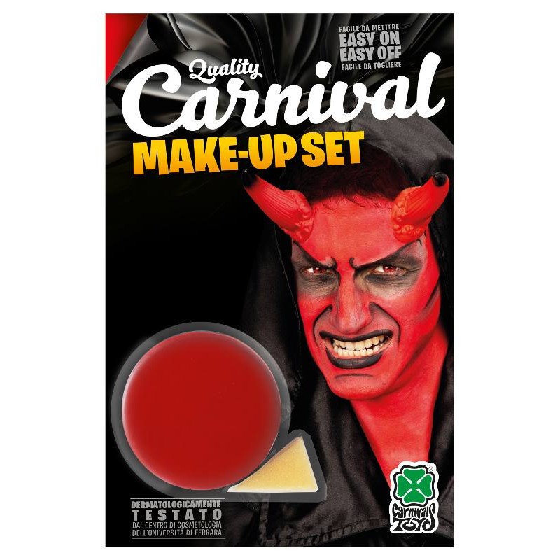 Vasetto Fondotinta Rosso Gr.10 Ca. in Blister di Carnival-Toys