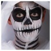 Fondotinta Bianco (Fantasma) + 4 Matite in Blister di Carnival-Toys