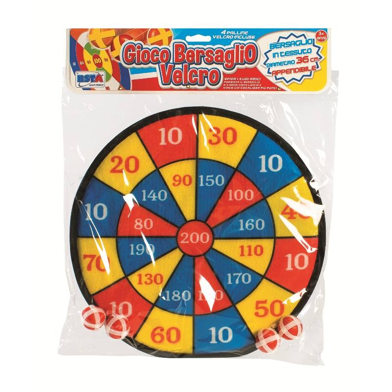 Gioco Bersaglio Velcro 36 Cm 2 Ass. Dsp 6 Pz di Ronchi Supertoys