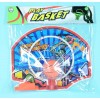 Tabellone Basket 39x32cm Canestro 23cm Diametro  C/Pal di Globo