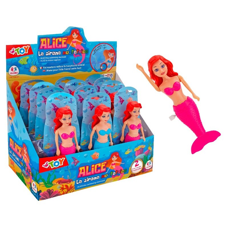 Sirena a Molla 18cm 2ass. 3col. 12pz D/Box di Globo