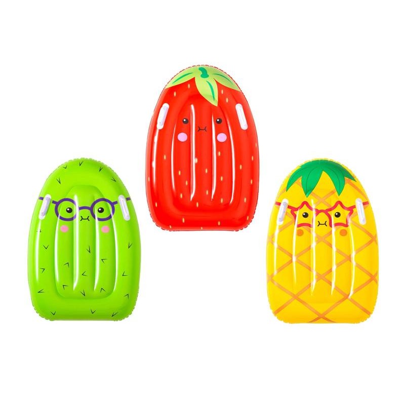 Tavola Nuoto Tuttifrutti, Cm. 84x56, 3-8 Anni, 3 Frutti Assortiti (Fragola, Kiwi, Ananas) di Best Way
