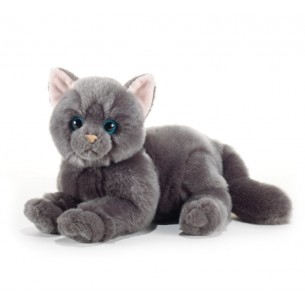 Mignonne Gatta Chartreux L. 32 Cm. di Plush-Company