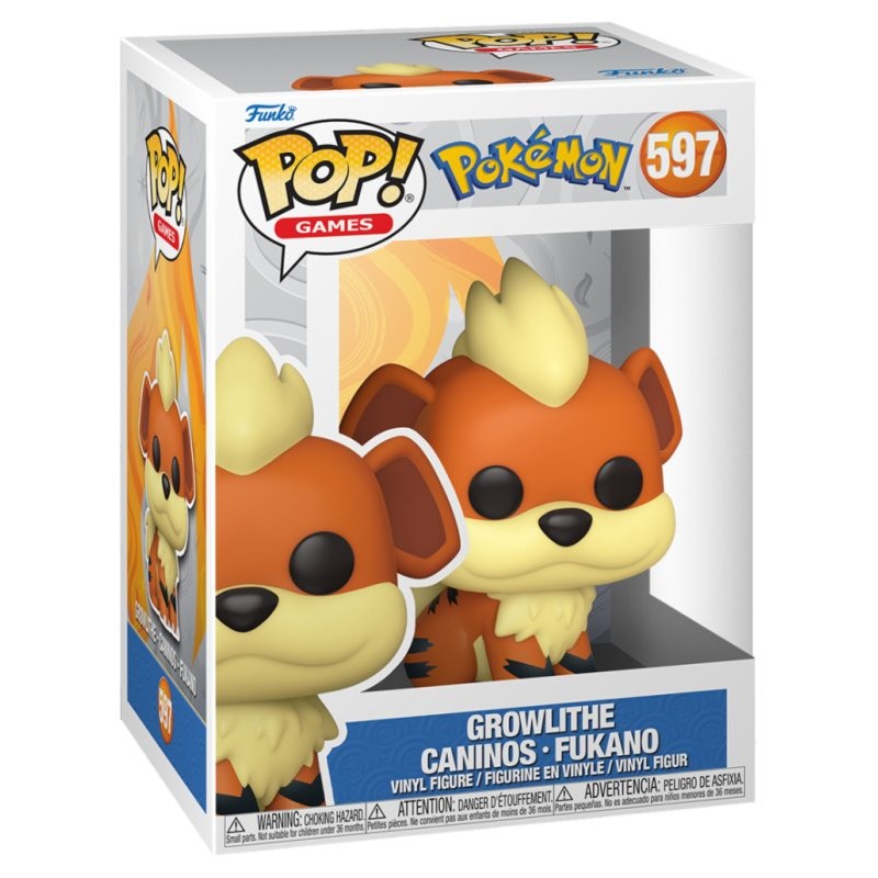 Pop Games: Pokemon- Growlithe di Funko Lcc