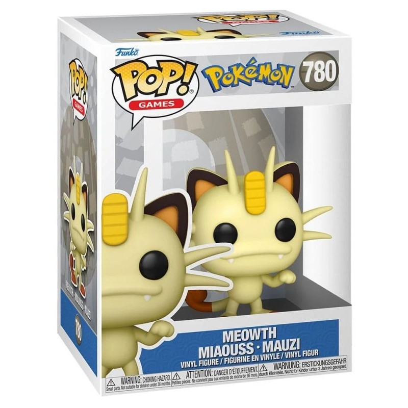Funko Pokemon Meowth(Emea) (Pop! Vinyl: Pokemon) di Funko Lcc