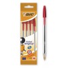 Blister 4 Penne Cristal Original Rosse di Bic
