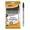 Blister 10 Penne Nere Cristal Original di Bic
