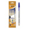 Blister 4 Penne Blu Cristal Original di Bic