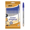 Blister 10 Penne Blu Cristal Original di Bic