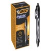 Penna a Gel Ricaricabile Tratto Medio 0,7 con Grip - Colore Nero di Bic