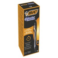 Penna a Gel Ricaricabile Tratto Medio 0,7 con Grip - Colore Nero di Bic