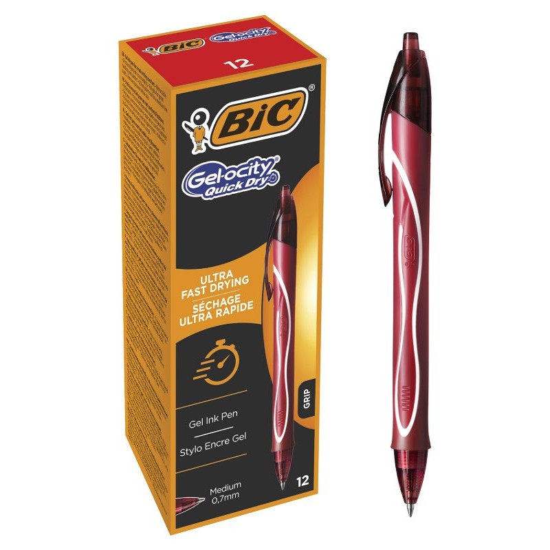 Gelo Quick Dry Red Bcl B12 di Bic