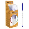 Confezione 20 Penne Cristal Up Tratto Blu Corpo Penna Bianco di Bic
