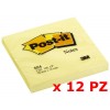 Blocchetti Post-It Giallo Canary 76x76 Mm 100ff Conf da 12 Pz di 3m