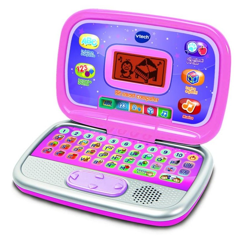 Bit Smart Computer Rosa di Vtech Preschool
