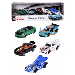 Majorette Porsche Motorsport Gift Pack 5 Pz, Due Modelli Esclusivi di Simba Majorette