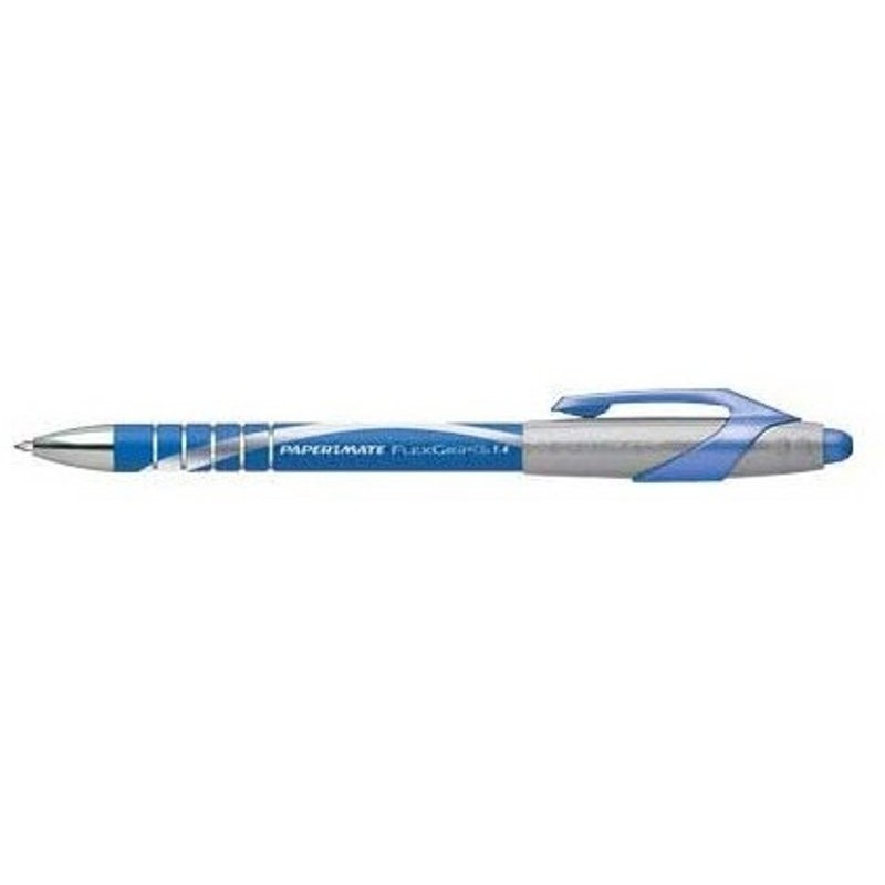 Penna Papermate Flexgrip Punta Rientrante Bp Colore Blu