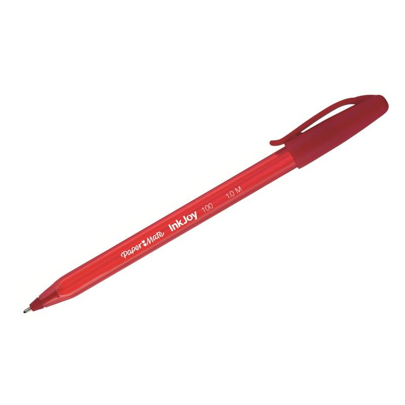 Inkjoy 100 Cap Ulv Sfera Stick M 1,0 Rossa di Papermate