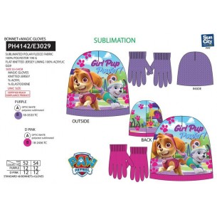 Set 2 Pcs Cappellino & Guanti 100%P Paw Patrol di Suncity