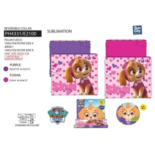 Collare Reversibile (Scaldacollo) 100%Pe Paw Patrol di Suncity