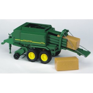 Rimorchio Pressaballe John Deere di Bruder