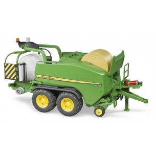 Rimorchio John Deere Pressaballe C441r di Bruder