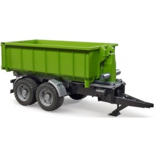 Rimorchio per Trattori con Container Ribaltabile di Bruder