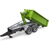 Rimorchio per Trattori con Container Ribaltabile di Bruder